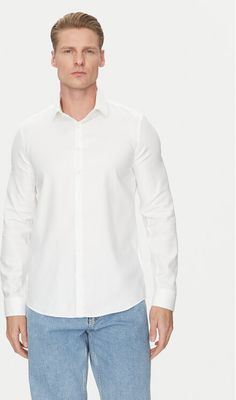 Koszula męska elegancka Calvin Klein ze sklepu: MODIVO w kategorii: Koszule męskie - zdjęcie WP-EBWP-BKLVO-LN0_0000304662447