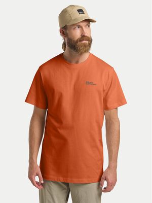 T-shirt męski casual Jack Wolfskin ze sklepu: MODIVO w kategorii: T-shirty męskie - zdjęcie WP-EBWP-BKLVO-LN0_0000304670299