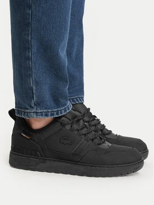 czarny Buty sportowe męskie jesienne Lacoste ze sklepu: MODIVO w kategorii: Buty sportowe męskie