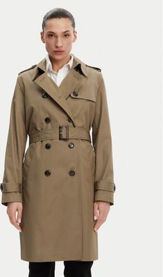 Płaszcz damski jesienny Tommy Hilfiger ze sklepu: MODIVO w kategorii: Płaszcze damskie - zdjęcie WP-EBWP-BKLVO-LN0_0000304673597