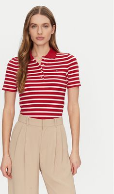 Bluzka damska Tommy Hilfiger ze sklepu: MODIVO w kategorii: Bluzki damskie - zdjęcie WP-EBWP-BKLVO-LN0_0000304674099