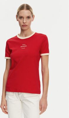 Bluzka damska na wiosnę młodzieżowa Tommy Hilfiger ze sklepu: MODIVO w kategorii: Bluzki damskie - zdjęcie WP-EBWP-BKLVO-LN0_0000304676536