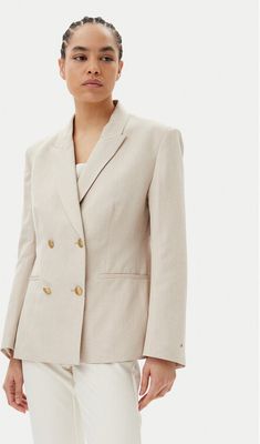 Marynarka na wiosnę Tommy Hilfiger ze sklepu: MODIVO w kategorii: Marynarki damskie - zdjęcie WP-EBWP-BKLVO-LN0_0000304676826
