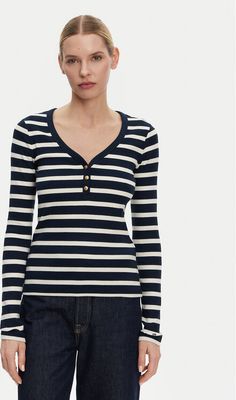 Bluzka damska Tommy Hilfiger ze sklepu: MODIVO w kategorii: Bluzki damskie - zdjęcie WP-EBWP-BKLVO-LN0_0000304678394