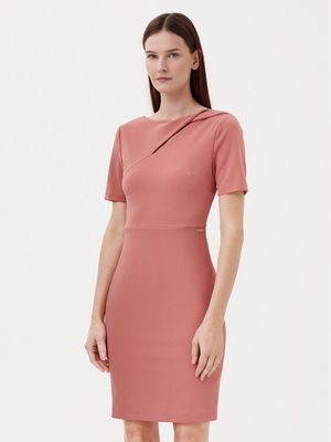 Sukienka na wiosnę prosta Calvin Klein ze sklepu: MODIVO w kategorii: Sukienki - zdjęcie WP-EBWP-BKLVO-LN0_0000304680403