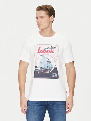 JOOP! Jeans - T-shirt męski w stylu młodzieżowym ze sklepu: MODIVO w kategorii: T-shirty męskie - zdjęcie WP-EBWP-BKLVO-LN0_0000304687884