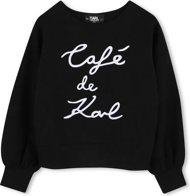 Bluza dziewczęca jesienna Karl Lagerfeld Kids ze sklepu: MODIVO w kategorii: Bluzy dziewczęce - zdjęcie WP-EBWP-BKLVO-LN0_0000304690020