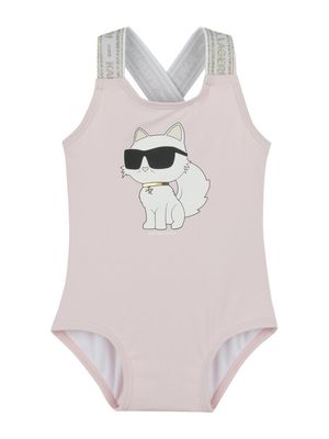 Strój kąpielowy letni Karl Lagerfeld Kids ze sklepu: MODIVO w kategorii: Stroje kąpielowe - zdjęcie WP-EBWP-BKLVO-LN0_0000304690471
