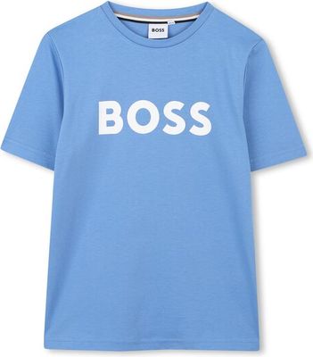 T-shirt chłopięce na lato BOSS ze sklepu: MODIVO w kategorii: T-shirty chłopięce - zdjęcie WP-EBWP-BKLVO-LN0_0000304691157