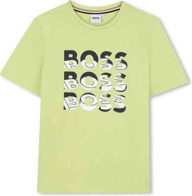 BOSS - T-shirt chłopięce letni ze sklepu: MODIVO w kategorii: T-shirty chłopięce - zdjęcie WP-EBWP-BKLVO-LN0_0000304691270