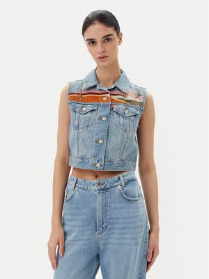 Kamizelka damska na wiosnę Levi's® ze sklepu: MODIVO w kategorii: Kamizelki damskie - zdjęcie WP-EBWP-BKLVO-LN0_0000304697241