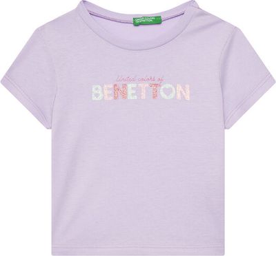 Bluzka dziewczęca letnia United Colors Of Benetton ze sklepu: MODIVO w kategorii: Bluzki dziewczęce - zdjęcie WP-EBWP-BKLVO-LN0_0000304707629