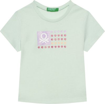 Bluzka dziewczęca na lato United Colors Of Benetton ze sklepu: MODIVO w kategorii: Bluzki dziewczęce - zdjęcie WP-EBWP-BKLVO-LN0_0000304707636