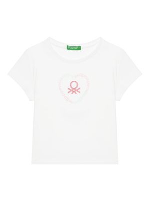 Bluzka dziewczęca letnia United Colors Of Benetton ze sklepu: MODIVO w kategorii: Bluzki dziewczęce - zdjęcie WP-EBWP-BKLVO-LN0_0000304707643