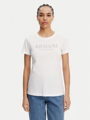 Armani Exchange - Bluzka damska ze sklepu: MODIVO w kategorii: Bluzki damskie - zdjęcie WP-EBWP-BKLVO-LN0_0000304717291