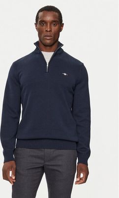 Sweter męski casual Gant ze sklepu: MODIVO w kategorii: Swetry męskie - zdjęcie WP-EBWP-BKLVO-LN0_0000304719769