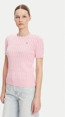 Sweter damski casual Tommy Hilfiger ze sklepu: MODIVO w kategorii: Swetry damskie - zdjęcie WP-EBWP-BKLVO-LN0_0000304721014