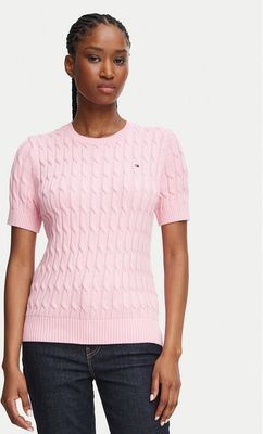 Sweter damski casual Tommy Hilfiger ze sklepu: MODIVO w kategorii: Swetry damskie - zdjęcie WP-EBWP-BKLVO-LN0_0000304721014