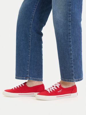 Trampki damskie wiosenne Pepe Jeans ze sklepu: MODIVO w kategorii: Trampki damskie - zdjęcie WP-EBWP-BKLVO-LN0_0000304740558