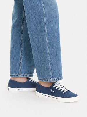 Trampki damskie wiosenne Pepe Jeans ze sklepu: MODIVO w kategorii: Trampki damskie - zdjęcie WP-EBWP-BKLVO-LN0_0000304740565