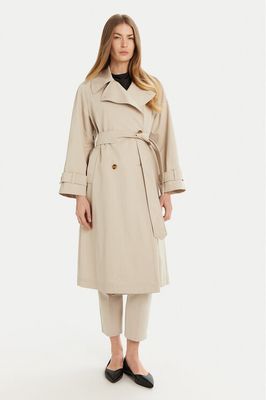 Płaszcz damski casual Marella ze sklepu: MODIVO w kategorii: Płaszcze damskie - zdjęcie WP-EBWP-BKLVO-LN0_0000304753336