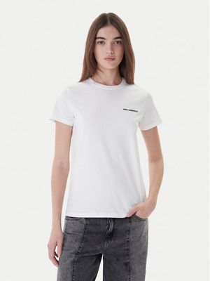 Karl Lagerfeld - Bluzka damska ze sklepu: MODIVO w kategorii: Bluzki damskie - zdjęcie WP-EBWP-BKLVO-LN0_0000304770487
