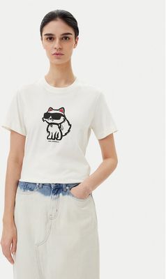 Karl Lagerfeld - Bluzka damska ze sklepu: MODIVO w kategorii: Bluzki damskie - zdjęcie WP-EBWP-BKLVO-LN0_0000304770593