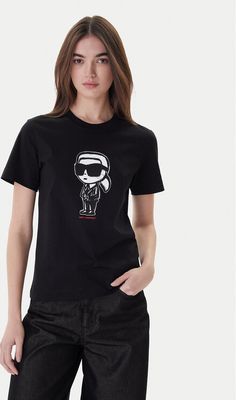 Bluzka damska Karl Lagerfeld ze sklepu: MODIVO w kategorii: Bluzki damskie - zdjęcie WP-EBWP-BKLVO-LN0_0000304770609