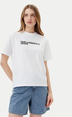 Karl Lagerfeld Jeans - Bluzka damska ze sklepu: MODIVO w kategorii: Bluzki damskie - zdjęcie WP-EBWP-BKLVO-LN0_0000304770982