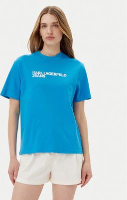 Bluzka damska Karl Lagerfeld Jeans ze sklepu: MODIVO w kategorii: Bluzki damskie - zdjęcie WP-EBWP-BKLVO-LN0_0000304771002