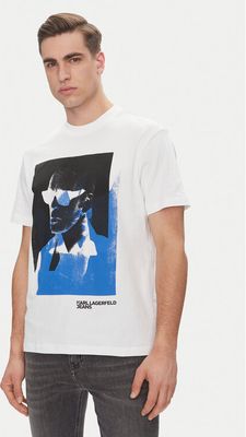 T-shirt męski Karl Lagerfeld Jeans ze sklepu: MODIVO w kategorii: T-shirty męskie - zdjęcie WP-EBWP-BKLVO-LN0_0000304776724