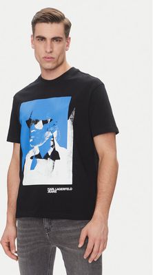 T-shirt męski młodzieżowy Karl Lagerfeld Jeans ze sklepu: MODIVO w kategorii: T-shirty męskie - zdjęcie WP-EBWP-BKLVO-LN0_0000304776731