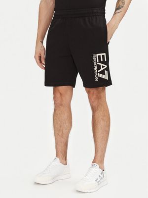 Spodenki męskie na lato w sportowym stylu EA7 Emporio Armani ze sklepu: MODIVO w kategorii: Spodenki męskie - zdjęcie WP-EBWP-BKLVO-LN0_0000304781407