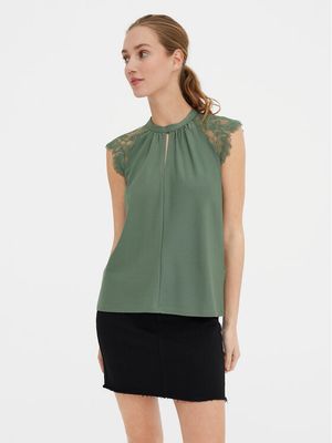 Bluzka damska na wiosnę Vero Moda ze sklepu: MODIVO w kategorii: Bluzki damskie - zdjęcie WP-EBWP-BKLVO-LN0_0000304785672