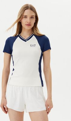 Bluzka damska EA7 Emporio Armani ze sklepu: MODIVO w kategorii: Bluzki damskie - zdjęcie WP-EBWP-BKLVO-LN0_0000304786983