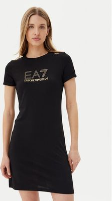 Sukienka prosta EA7 Emporio Armani ze sklepu: MODIVO w kategorii: Sukienki - zdjęcie WP-EBWP-BKLVO-LN0_0000304789991