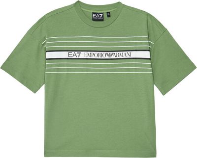 T-shirt chłopięce na lato EA7 Emporio Armani ze sklepu: MODIVO w kategorii: T-shirty chłopięce - zdjęcie WP-EBWP-BKLVO-LN0_0000304790379