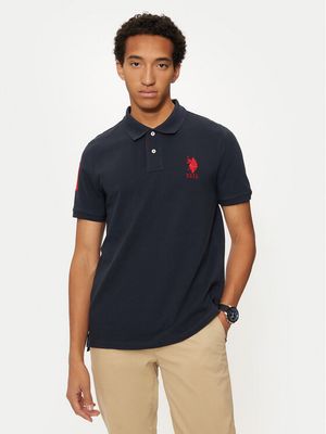 T-shirt męski casual U.S Polo Assn. ze sklepu: MODIVO w kategorii: T-shirty męskie - zdjęcie WP-EBWP-BKLVO-LN0_0000304797415
