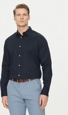 Koszula męska casual jesienna Jack & Jones ze sklepu: MODIVO w kategorii: Koszule męskie - zdjęcie WP-EBWP-BKLVO-LN0_0000304801426