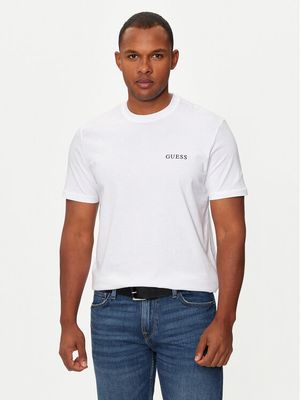 T-shirt męski Guess ze sklepu: MODIVO w kategorii: T-shirty męskie - zdjęcie WP-EBWP-BKLVO-LN0_0000304802331