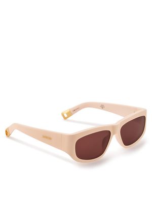 Okulary przeciwsłoneczne damskie JACQUEMUS ze sklepu: MODIVO w kategorii: Okulary przeciwsłoneczne damskie - zdjęcie WP-EBWP-BKLVO-LN0_0000304817052