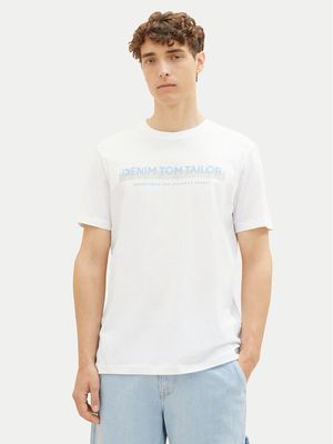 T-shirt męski w stylu młodzieżowym Tom Tailor Denim ze sklepu: MODIVO w kategorii: T-shirty męskie - zdjęcie WP-EBWP-BKLVO-LN0_0000304818653