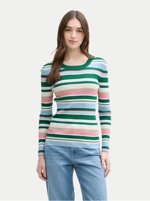 Sweter damski na zimę Tom Tailor Denim ze sklepu: MODIVO w kategorii: Swetry damskie - zdjęcie WP-EBWP-BKLVO-LN0_0000304819223
