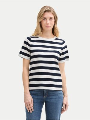 Bluzka damska casual Tom Tailor ze sklepu: MODIVO w kategorii: Bluzki damskie - zdjęcie WP-EBWP-BKLVO-LN0_0000304819285