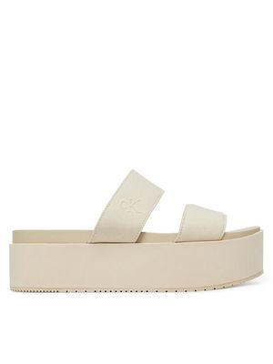 Calvin Klein Jeans - Klapki damskie na lato ze sklepu: MODIVO w kategorii: Klapki damskie - zdjęcie WP-EBWP-BKLVO-LN0_0000304829161