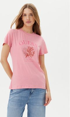 Guess - Bluzka damska ze sklepu: MODIVO w kategorii: Bluzki damskie - zdjęcie WP-EBWP-BKLVO-LN0_0000304845109