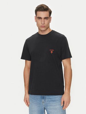 T-shirt męski casual Guess ze sklepu: MODIVO w kategorii: T-shirty męskie - zdjęcie WP-EBWP-BKLVO-LN0_0000304846090