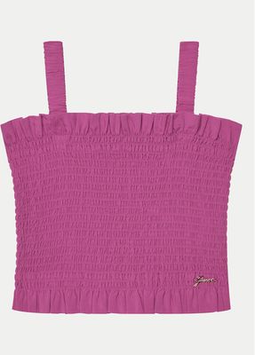 Bluzka dziewczęca letnia Guess ze sklepu: MODIVO w kategorii: Bluzki dziewczęce - zdjęcie WP-EBWP-BKLVO-LN0_0000304846915