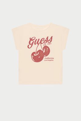 Bluzka dziewczęca na lato Guess ze sklepu: MODIVO w kategorii: Bluzki dziewczęce - zdjęcie WP-EBWP-BKLVO-LN0_0000304846991