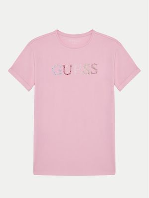 Bluzka dziewczęca na lato Guess ze sklepu: MODIVO w kategorii: Bluzki dziewczęce - zdjęcie WP-EBWP-BKLVO-LN0_0000304847486